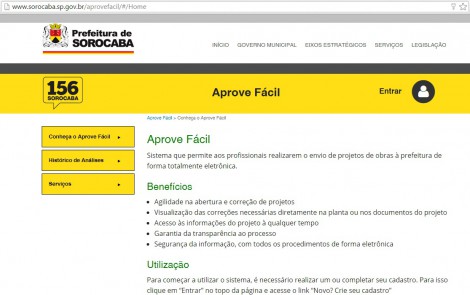 Página Aprove Fácil