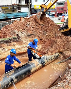 Rede adução Itavuvu